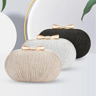 Wedding Bridal Clutch Handbag Women Evening Party Bag Chain