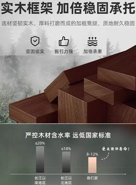 实木旋转凳子凳背家客厅靠矮门口软包换鞋凳现代简约休闲PAK小用