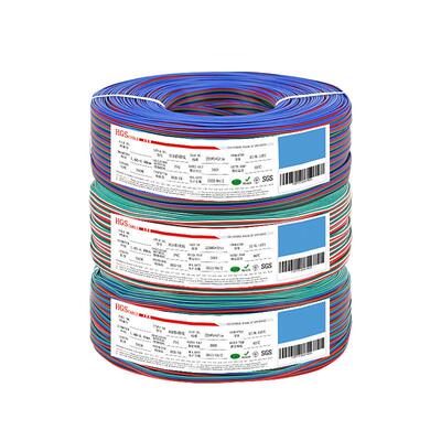 RGB连接线3pin4并5并6pin8并灯具灯带延长线1007彩排线