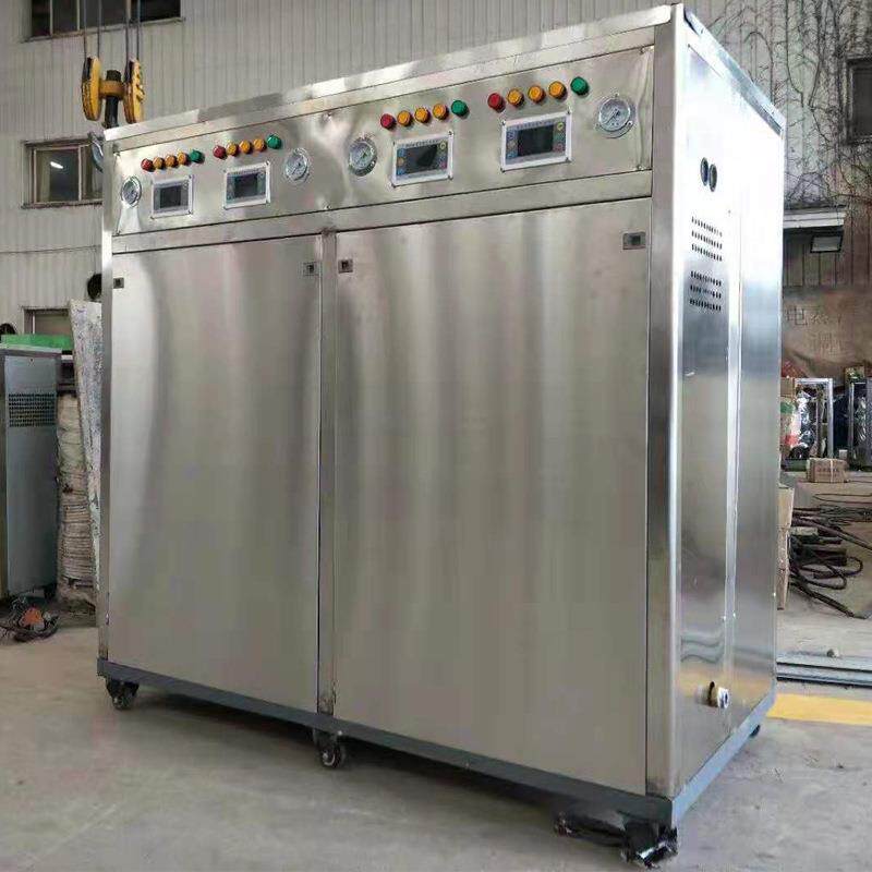 60KW匠奥电蒸汽发生器蒸汽产量500公斤可蒸煮熨烫水泥养护热水