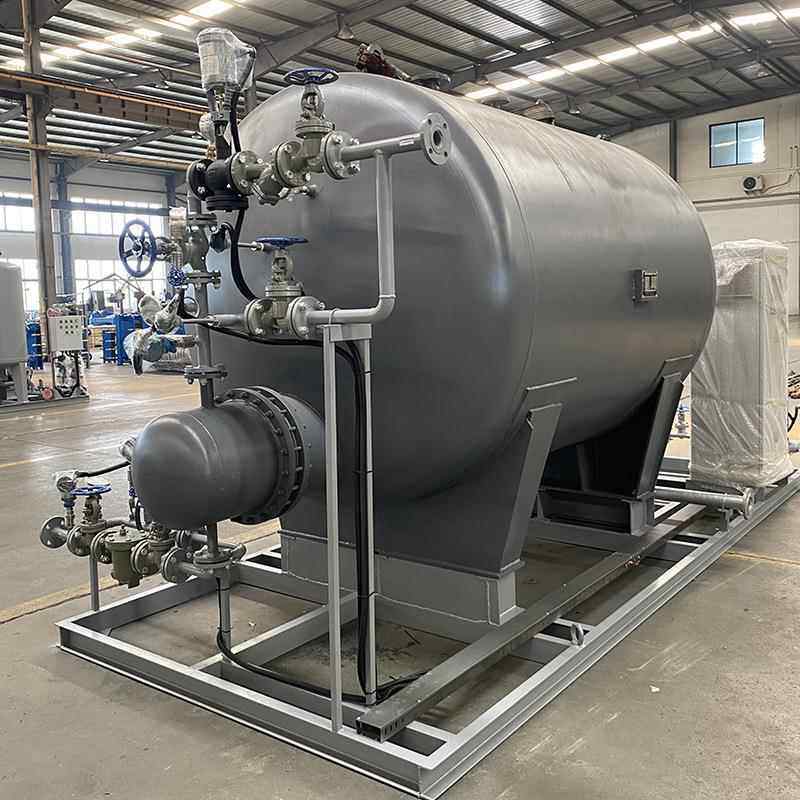 质盘保两年HRV型立式卧浮YX-RV动机管换热设备导流型半式容积式换