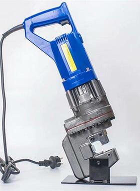 1钢BES0m厚板打孔机便携式角钢开长孔孔机器圆工地角铁m冲孔机