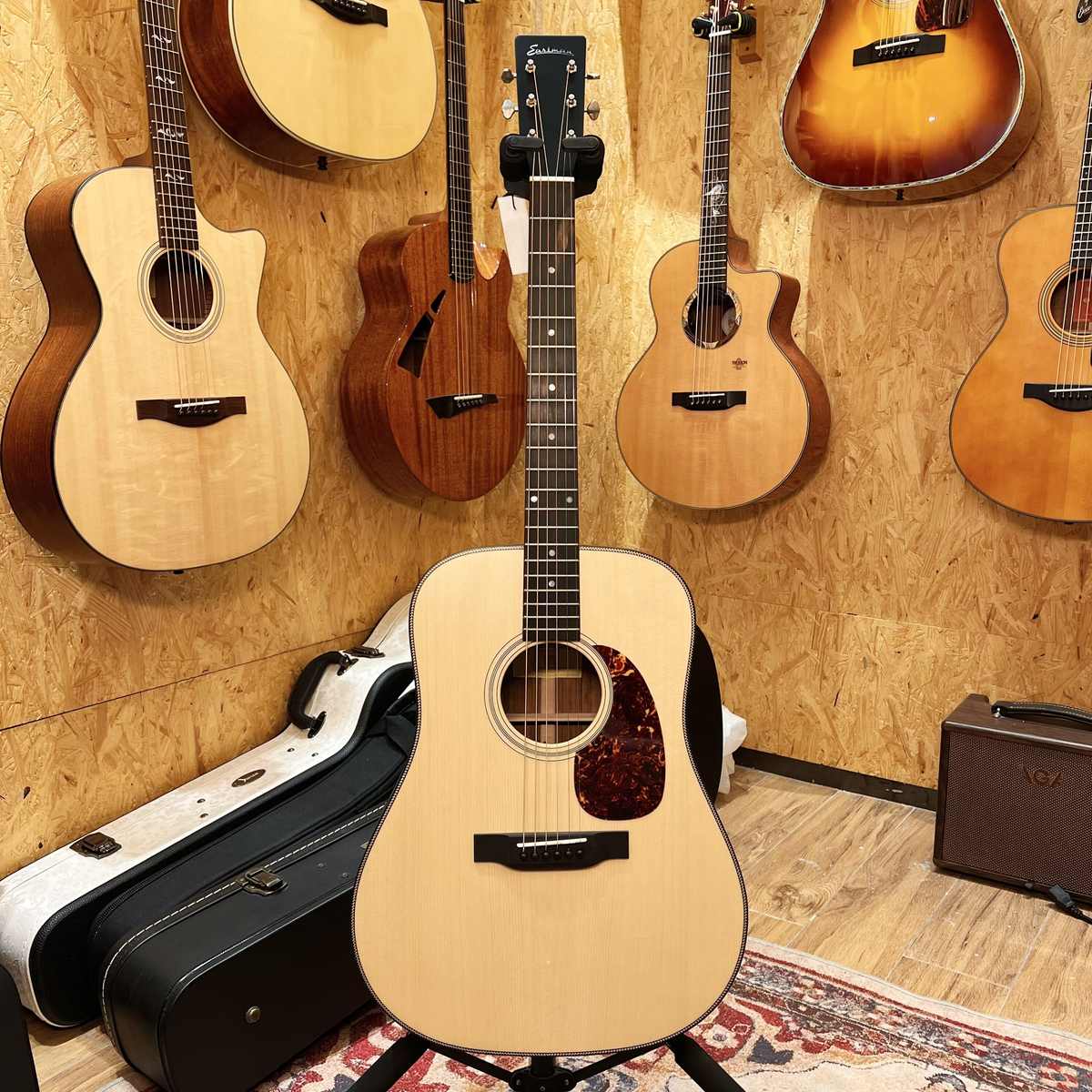 Eastman伊斯特曼AC122 222 322 422CE全单民谣木吉他电箱E1D E3D