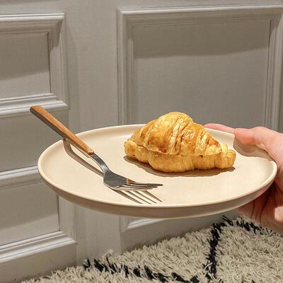 Ceramic dinner plate Round pizza plate Breakfast salad plate