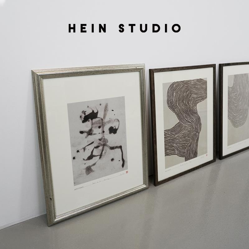 丹麦进口Hein Studio北欧挂画抽象艺术卧室餐厅装饰画背景墙画
