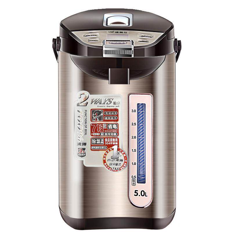 维奥仕家用电热水瓶4L5L6L保温恒温全自动304不锈钢煮茶烧水壶