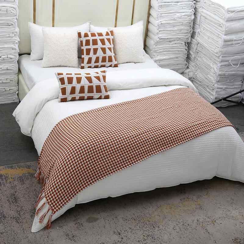 轻BZC奢现代简约样板床品别厅墅展软装公售楼部样板间房司床上用