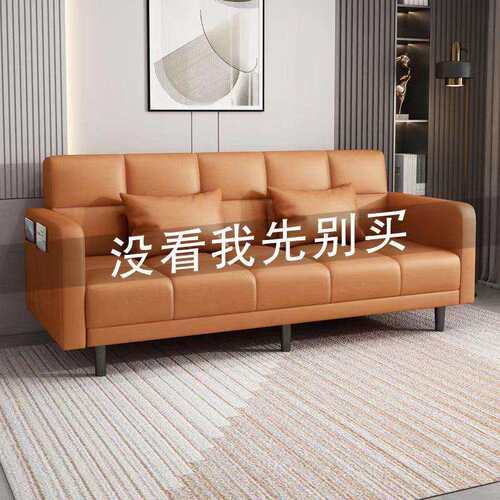 沙发床两用小户型网红款经济型现代简约布艺可折叠单人客厅出租房