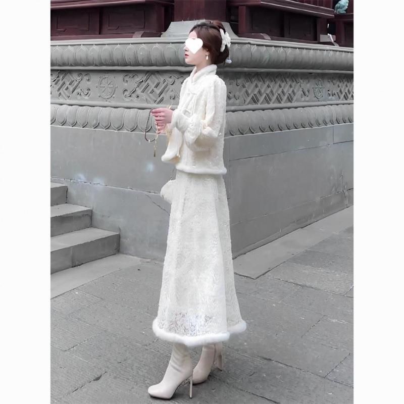 加绒加厚新中式女装国风