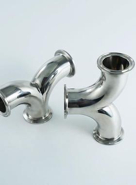 31卫件6不锈钢Y型三通羊直角三通接头生级镜面抛光管接头厂VKU家