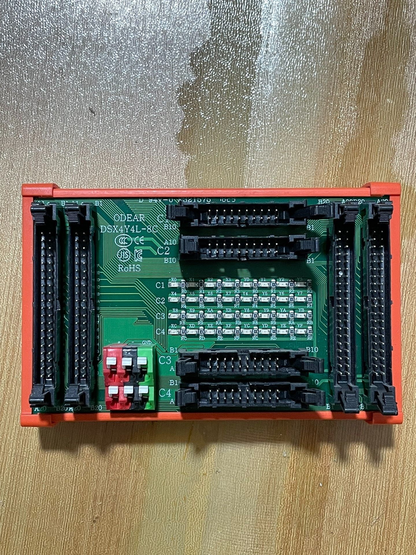 台湾ODEAR欧迪尔接线模块 DSX4Y4L-8C 实物拍摄