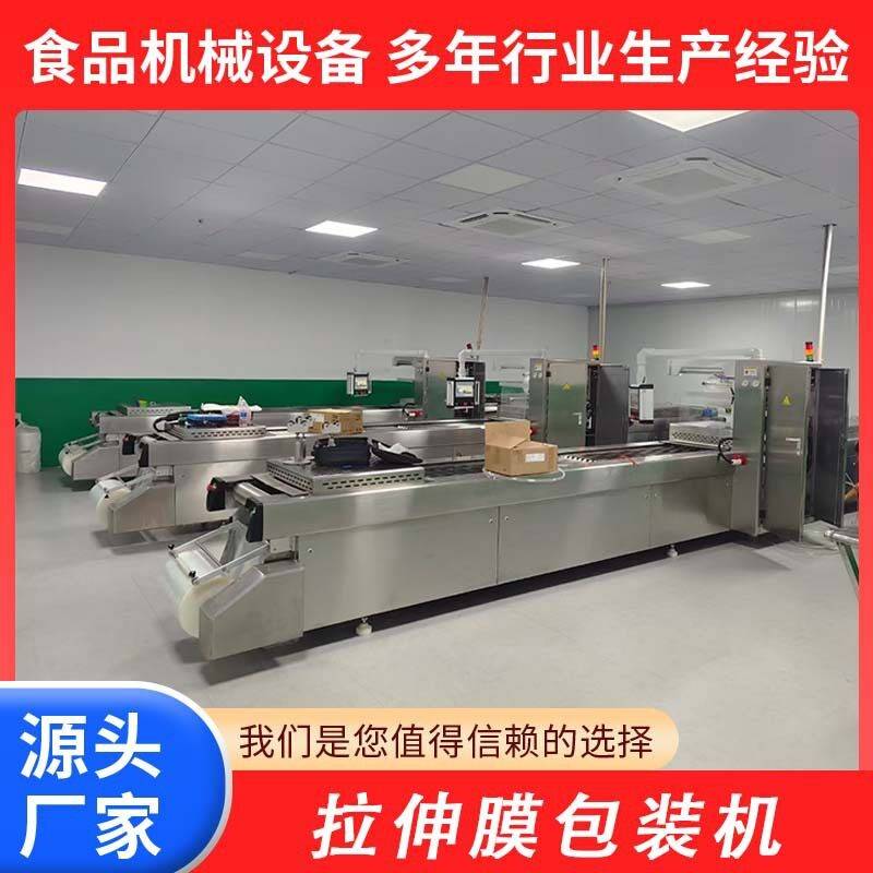 玉米肠拉伸膜真空包装机商用卤蛋连续真空封口机火锅底料锁鲜机