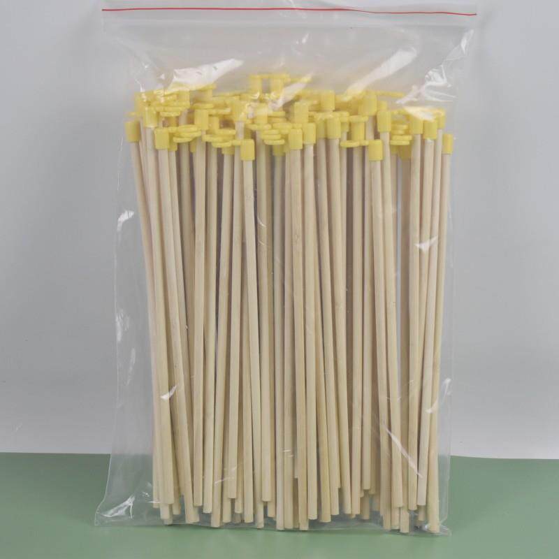 竹木手提杆100根 儿童手工灯笼杆子 新年古风灯笼用的27cm木杆