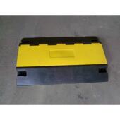 五线槽减速带橡胶PVC减速带室内外电缆保护板 橡胶线槽板舞台铺线