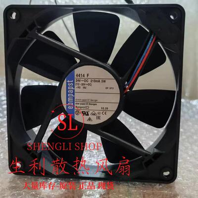 德国进口ebmpapst 4414F 4414FR 4414F/2 4414FM 24V 5W散热风扇