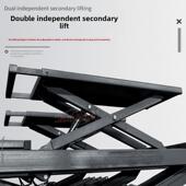 喀地格巴大型剪式 升降机隐蔽汽车维修保养婆婆升降机汽车维修剪式