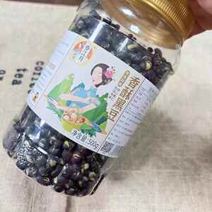 春江月无油香酥干炒黑豆500g罐装熟绿芯黑大豆即食零食追剧小零食