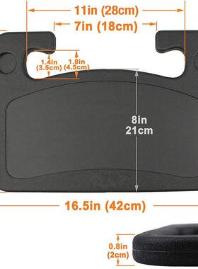 轿车汽车方向盘小桌板车内饭桌餐桌餐盘车载笔记本支架平板电脑桌