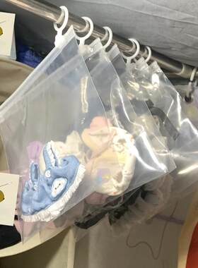 棉花娃娃衣服假发收纳防尘袋20cm八分bjd娃衣裙子小配件收纳袋