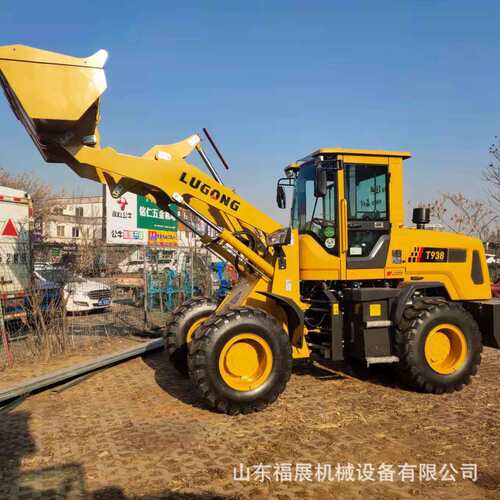 多功能四驱液压柴油抓木机厂家小型柴油轮式装载机农用推土铲车