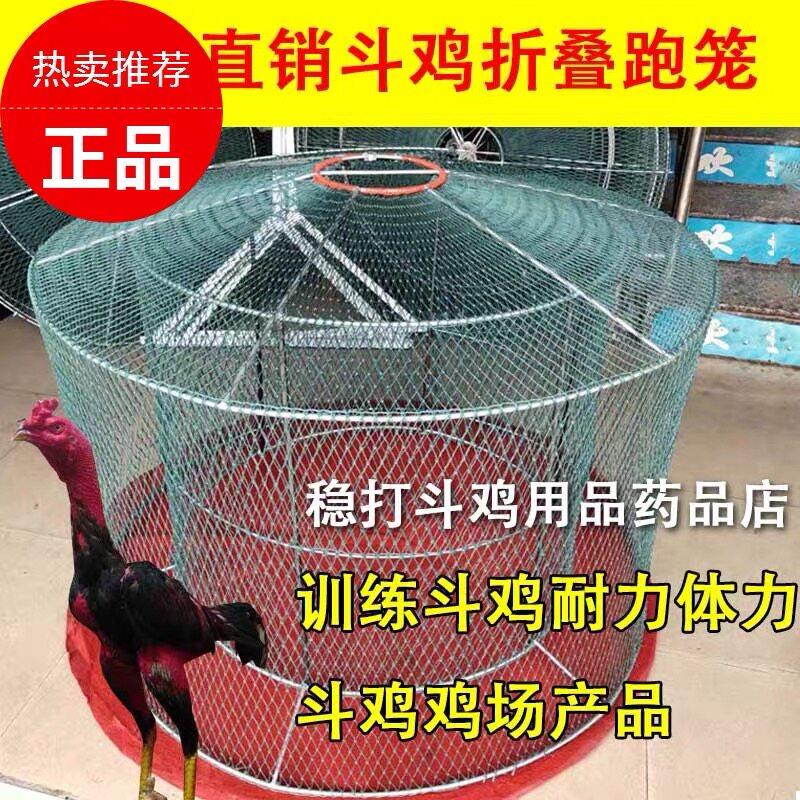 斗鸡用品折叠跑笼鸡笼子双层跑笼跑笼训练用品组装跑笼斗鸡罩笼