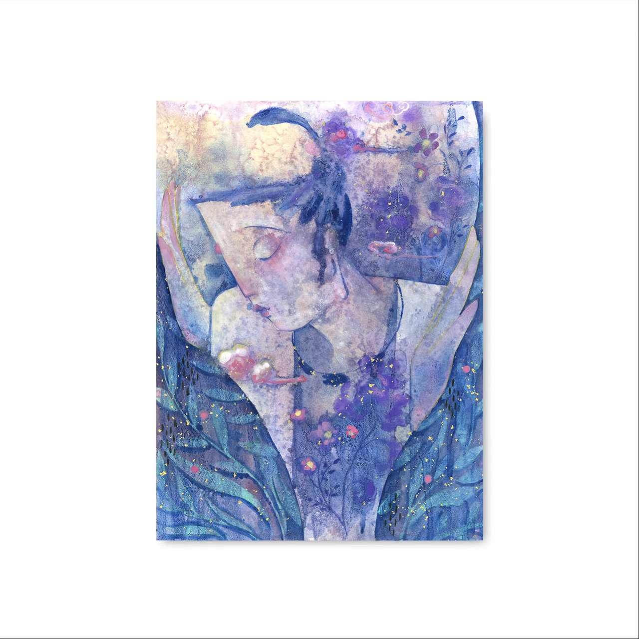 【新品捡漏】融合艺术设计学博士佟彤《国瓷-云月》限量装饰版画