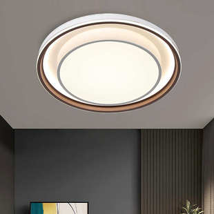 客厅灯主卧室吸顶灯高级感长方家用房间灯智能离线语音中山灯具厂