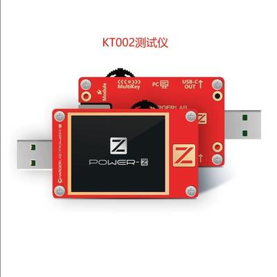 POWERZ KT002快充协议检测仪 USB电压电流功率线缆PD诱骗器测试仪