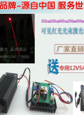 650nm658nm660nm300mw600mw1200mw高亮度红光光束激光模组激光器