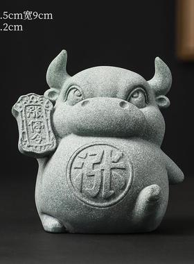 新款涨停令华尔街牛摆件办装公工位室市桌面饰公司开业金融股礼物