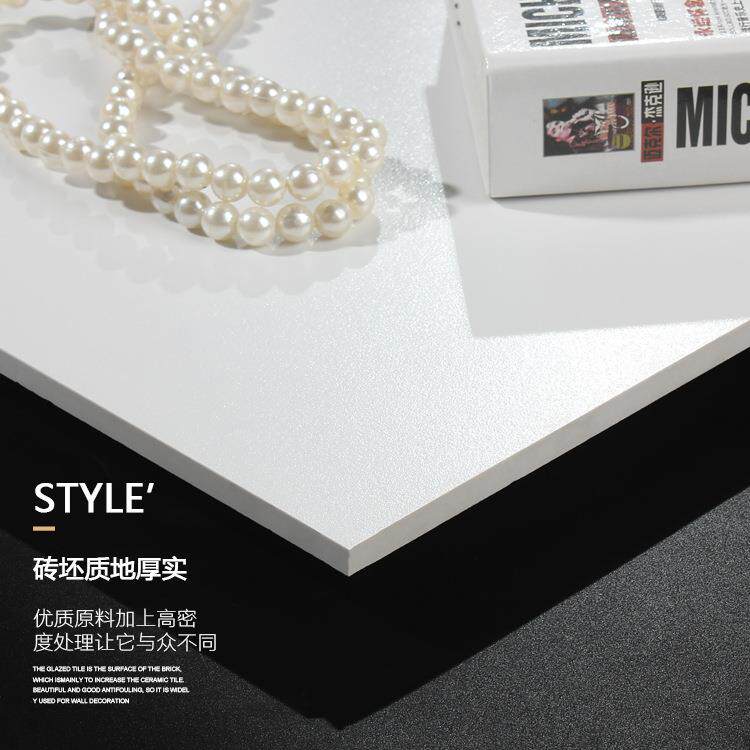 新款直销纯色黑白灰色仿古砖00x600哑光地砖墙砖厨房卫生间阳台厕