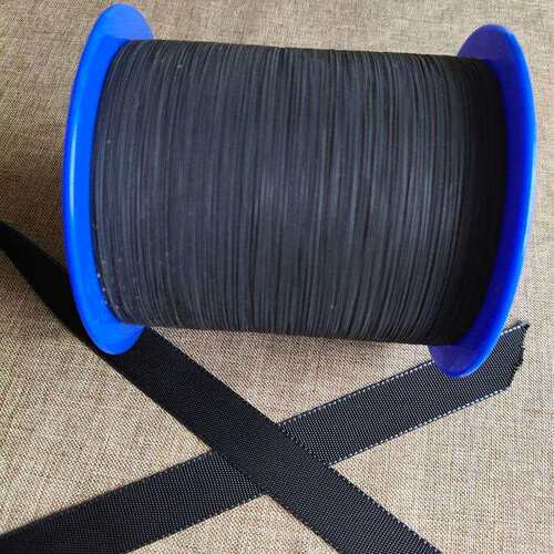 供应黑色反光丝 黑色织带编织1mm反光丝 双面跳点织带反光纱线