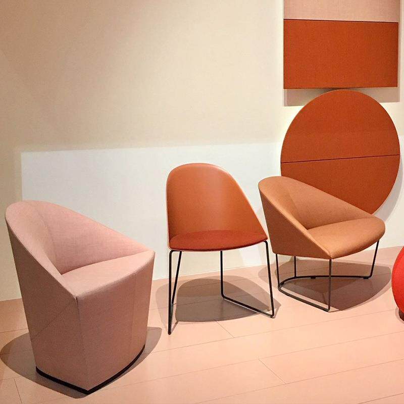 现代办公休闲单人椅简约创意大厅等候休息区接待沙发茶几组合套装