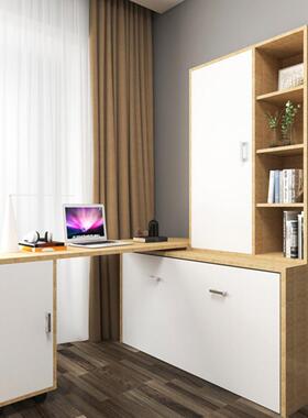 校园睡休床书柜午一家体办公室w01折叠床单双人午午休床用隐藏折