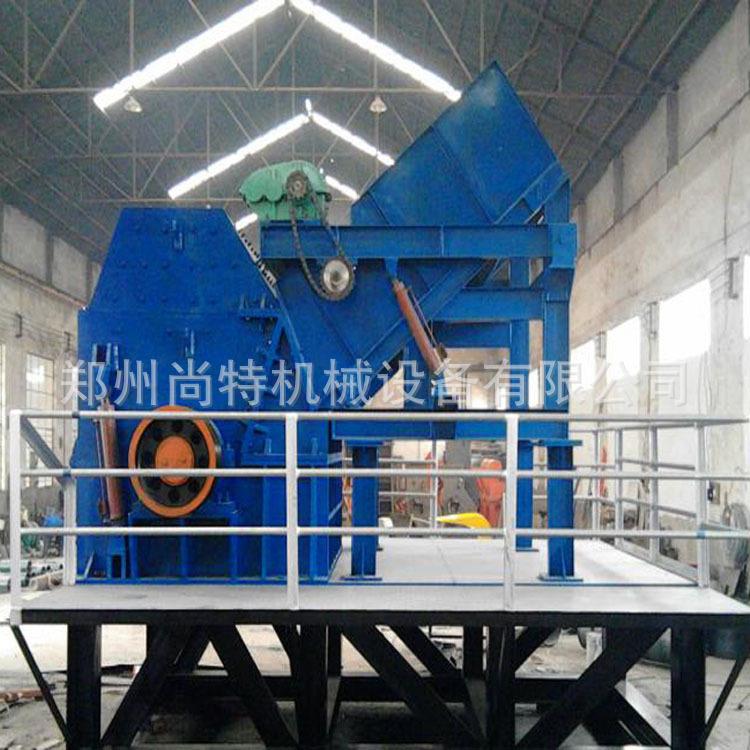 汽车外壳粉碎机大型废品破碎打球机自动化控制金属破碎机