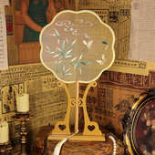 双面刺绣团扇古风扇子圆扇刺绣扇子双面绣团扇苏绣团扇成品苏绣扇