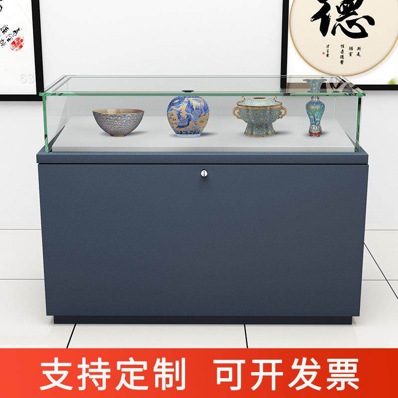 液压博物馆玻璃展示柜古董文物柜台玉器陈列柜珠宝展览展厅展示柜