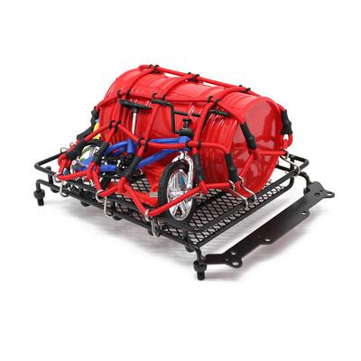 1/10 1/12仿真攀爬车车顶架行李网莽牛D90 SCX10 TRX4 90046 KM2