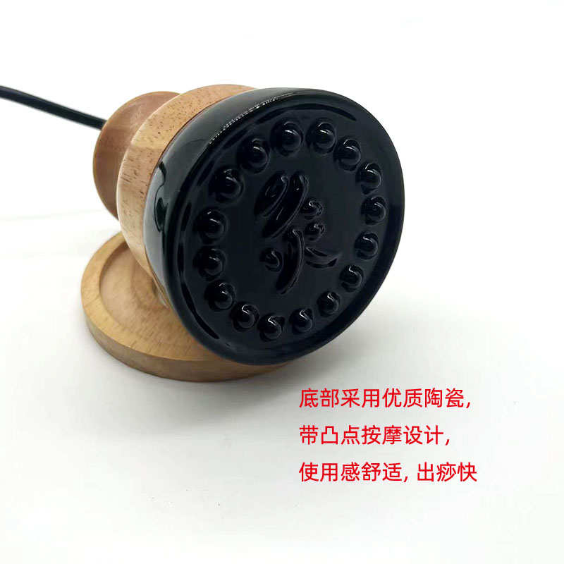 陶瓷温灸仪疏通经络能量仪养生艾灸器温灸罐按摩刮痧仪热疗汉灸仪