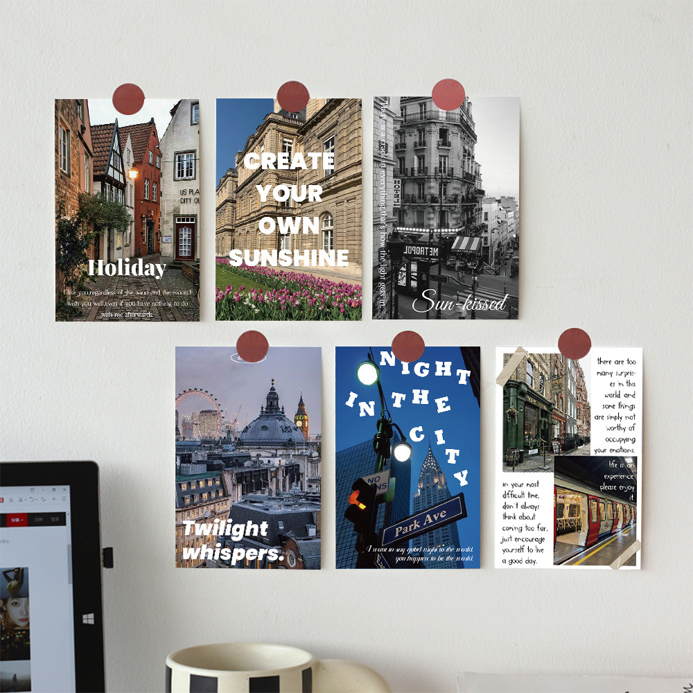 背景墙diy卡片卧室墙面拍照卡片