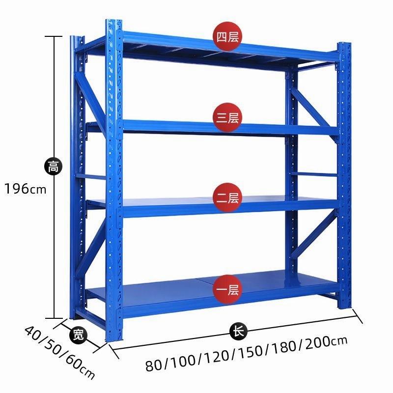 仓库置物架轻型仓储货架加厚可调节货物包邮子架商用多层快递货架