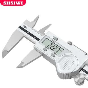 思为游标卡尺数QZU显高精钢度不锈电子尺卡文家用工玩业级小型实