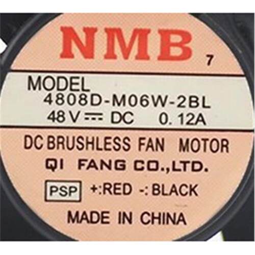 4808D-M06W-2BL DC48V 0.12A 80*80*25MM 散热风扇