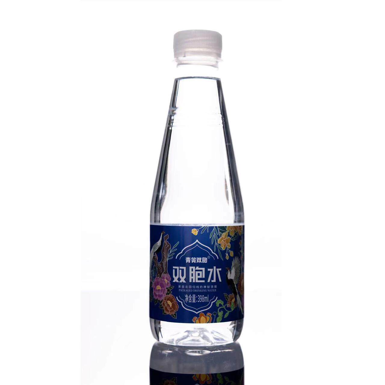 双胞胎之乡 云南特产墨江双胞水398ml*6瓶装/箱家庭饮用山泉水