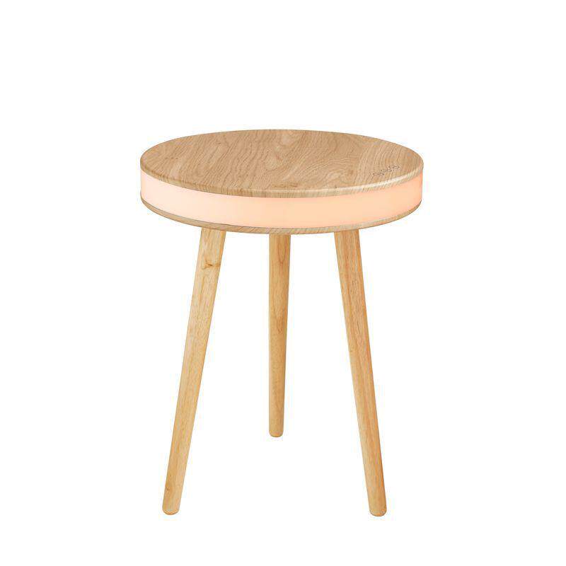 源头工厂茶几智能音箱懒人可调节灯光家用无线充电床边桌床头柜