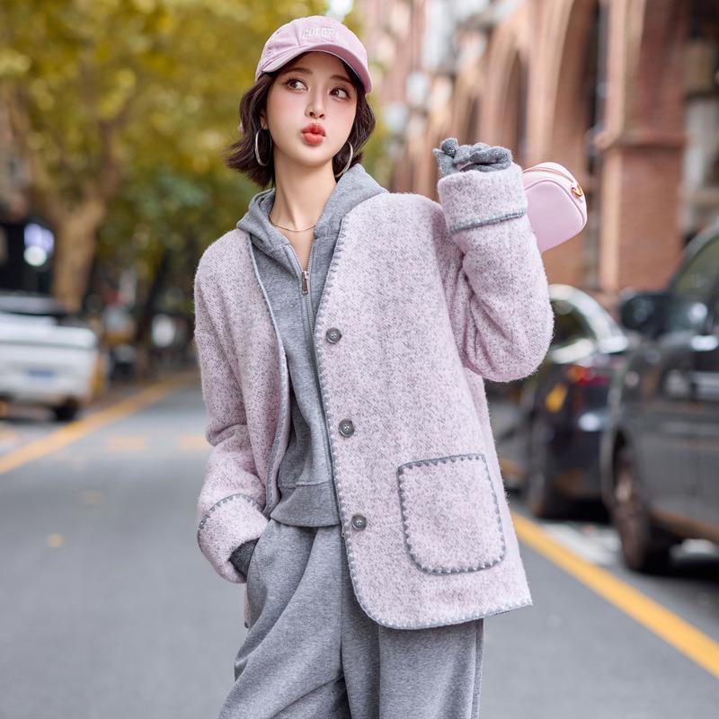 设计感小风羽绒ZYA6801J款服女中长香冬新款高端气羊洋毛呢白鸭绒