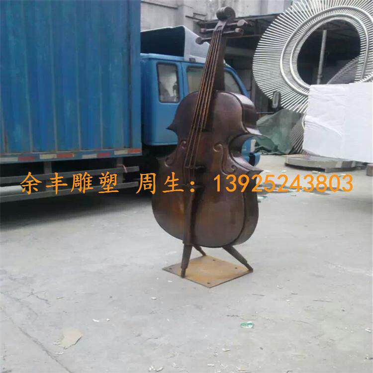 仿真小提琴造型雕塑琵琶琴雕塑玻璃钢吉它雕塑仿真琴雕塑古筝古风