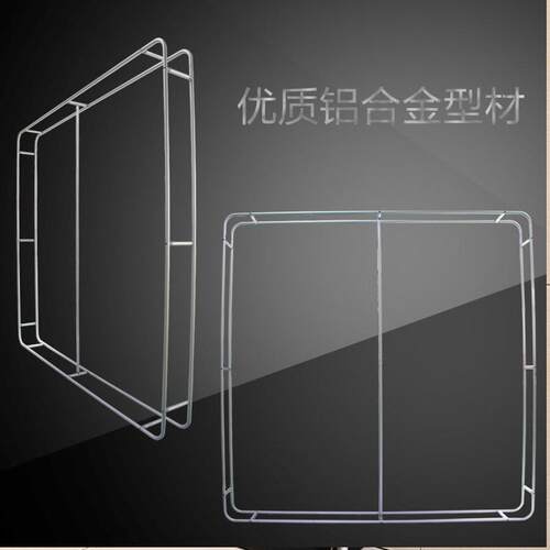 优质铝合金双层定 制弹力布展示架便携式防水广告易拉宝背景展架