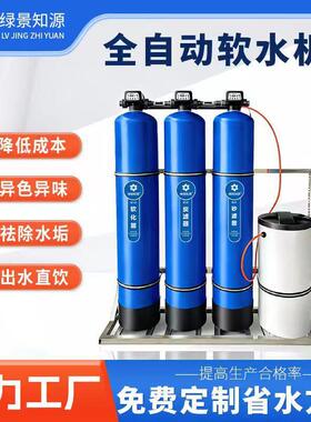 全自动软化水处理设备井水地下水泥沙过滤器软水机锅炉软化水设备