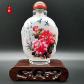 生日礼物 创意手工艺品摆件 商务礼品 内瓶画 内画鼻烟壶兽头漂